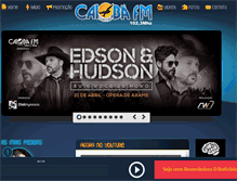Tablet Screenshot of caiobafm.com.br